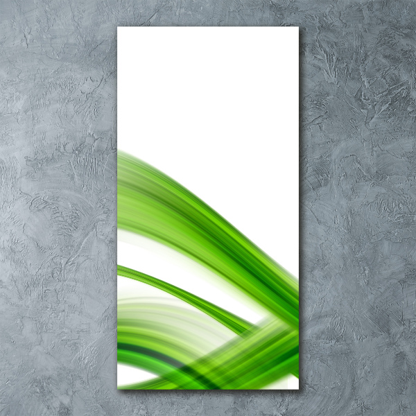 Quadro vetro acrilico verticale Onda astratta