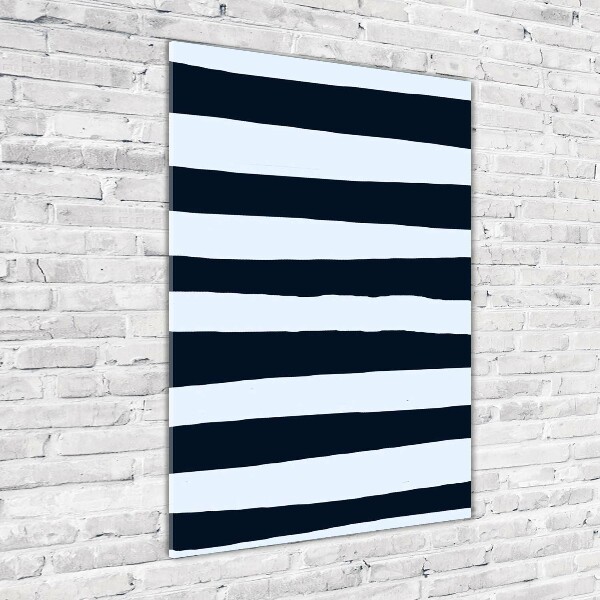 Quadro vetro acrilico verticale Sfondo a righe