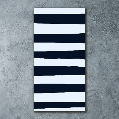 Quadro vetro acrilico verticale Sfondo a righe