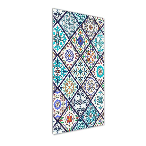 Quadro stampa su vetro acrilico verticale Piastrelle in ceramica