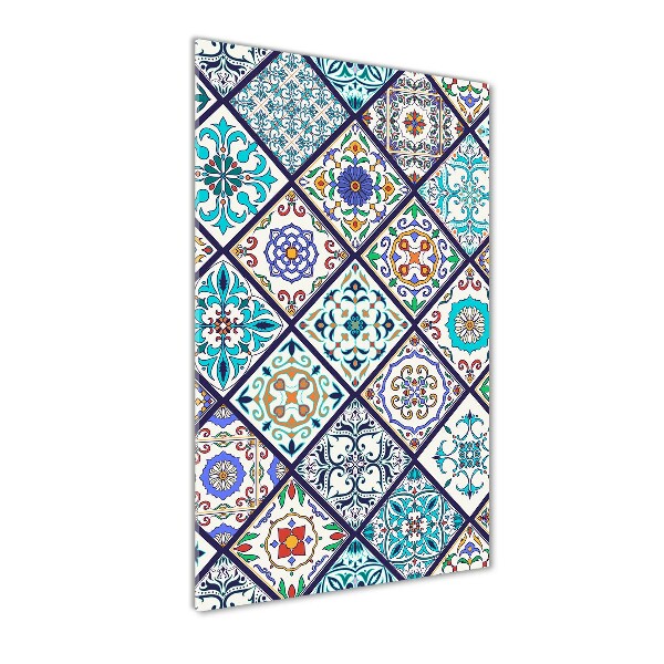 Quadro stampa su vetro acrilico verticale Piastrelle in ceramica