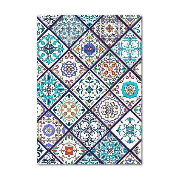 Quadro stampa su vetro acrilico verticale Piastrelle in ceramica