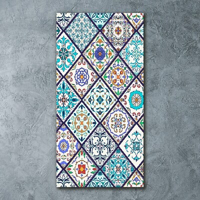 Quadro stampa su vetro acrilico verticale Piastrelle in ceramica