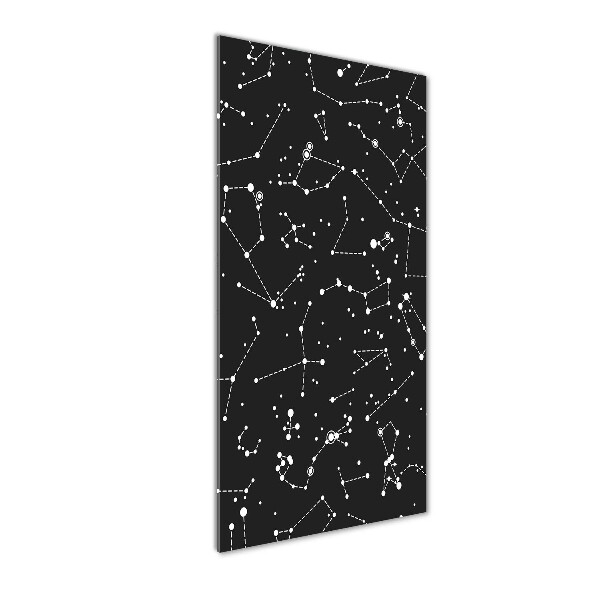Quadro in vetro acrilico verticale Costellazione