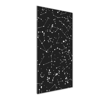 Quadro in vetro acrilico verticale Costellazione