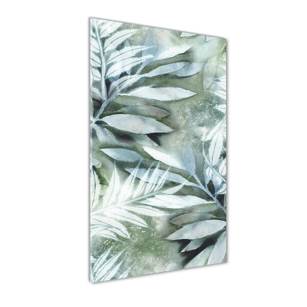 Quadro acrilico verticale Foglie