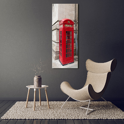 Quadro vetro acrilico verticale Londra