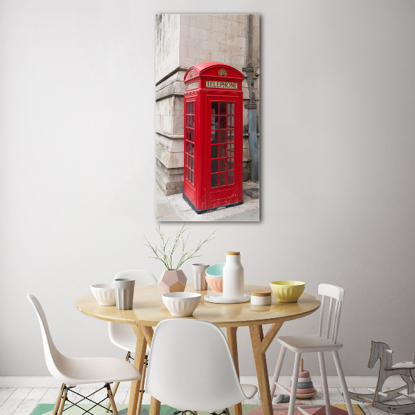 Quadro vetro acrilico verticale Londra