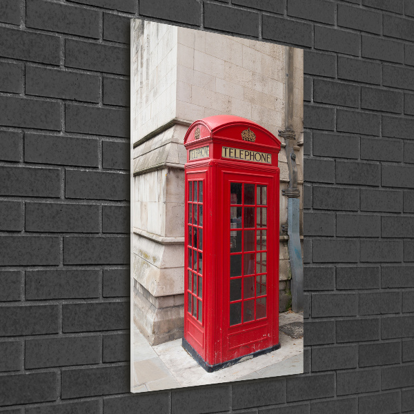 Quadro vetro acrilico verticale Londra
