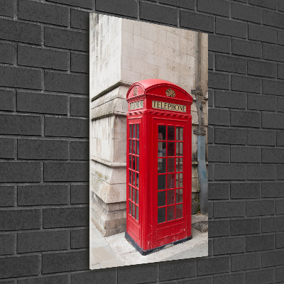 Quadro vetro acrilico verticale Londra