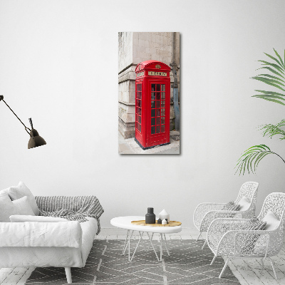 Quadro vetro acrilico verticale Londra