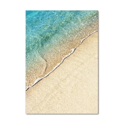 Quadro acrilico verticale Onda marina