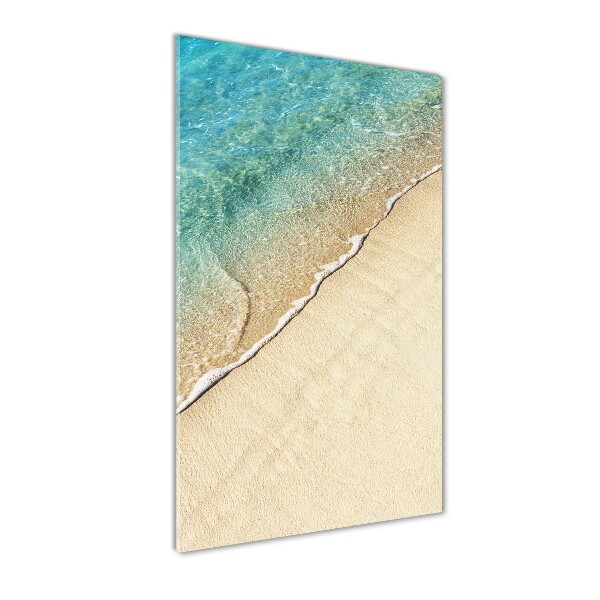 Quadro acrilico verticale Onda marina