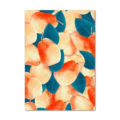 Quadro vetro acrilico verticale Pere