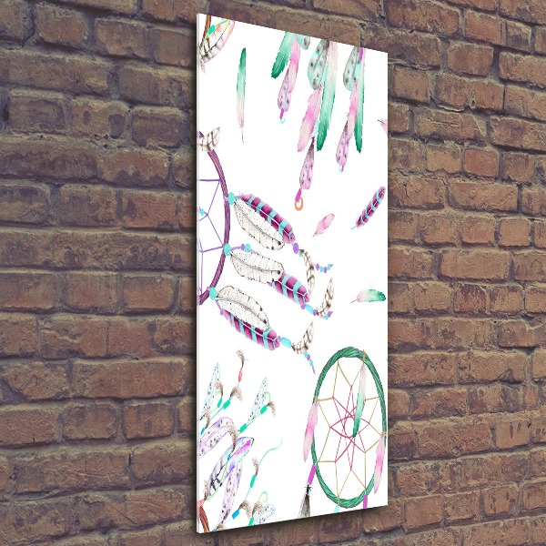 Quadro in vetro acrilico verticale Acchiappasogni