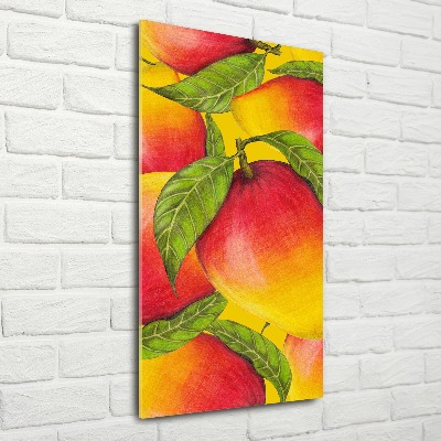 Quadro stampa su vetro acrilico verticale Mango