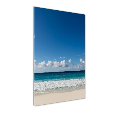 Quadro vetro acrilico verticale Spiaggia tropicale