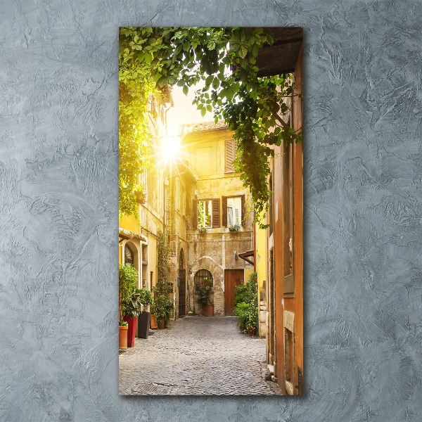 Quadro stampa su vetro acrilico verticale Strade italiane