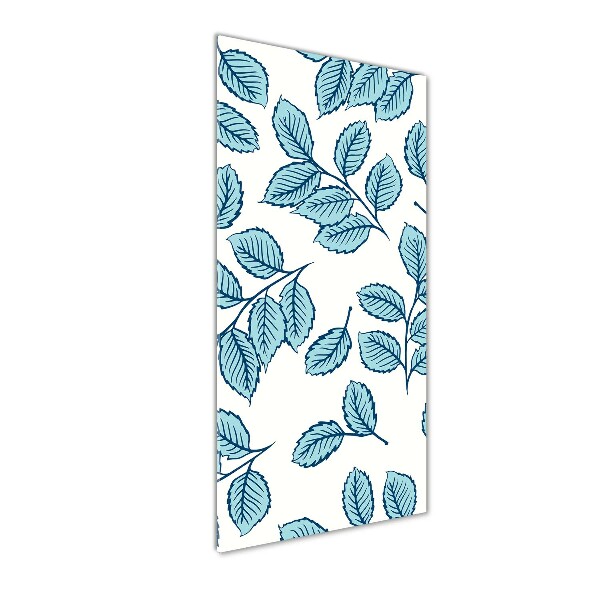Quadro in vetro acrilico verticale Foglie