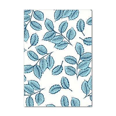 Quadro in vetro acrilico verticale Foglie