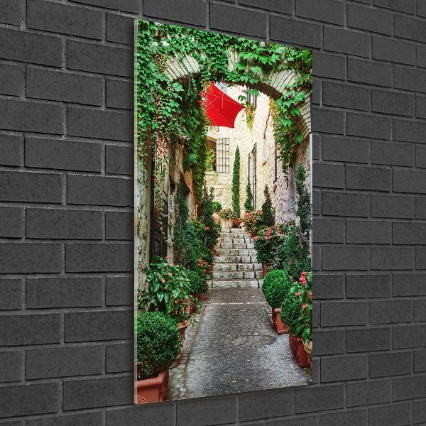 Quadro in vetro acrilico verticale Le strade di Francia