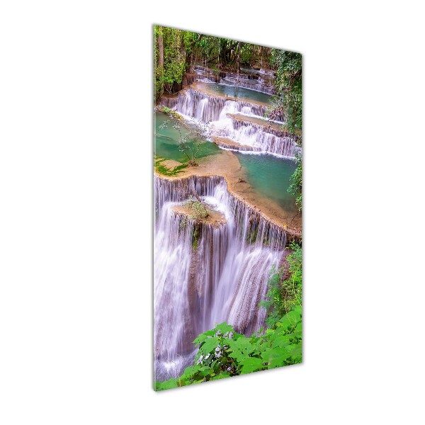 Quadro in vetro acrilico verticale Cascata