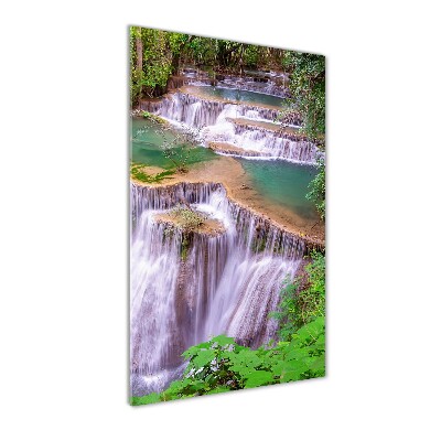 Quadro in vetro acrilico verticale Cascata