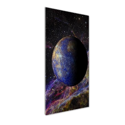 Quadro vetro acrilico verticale Mercurio