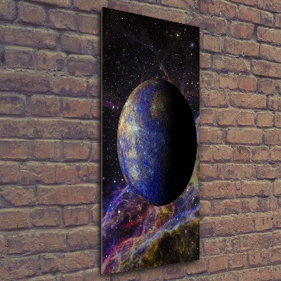 Quadro vetro acrilico verticale Mercurio