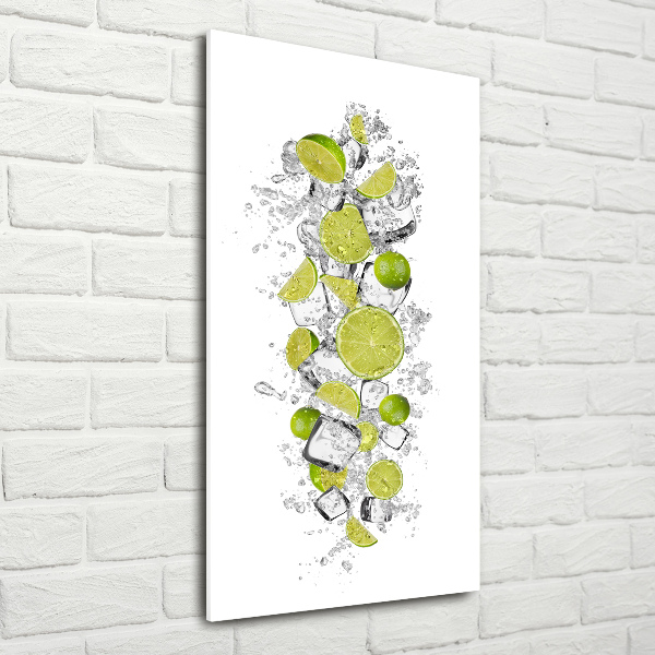 Quadro acrilico verticale Lime