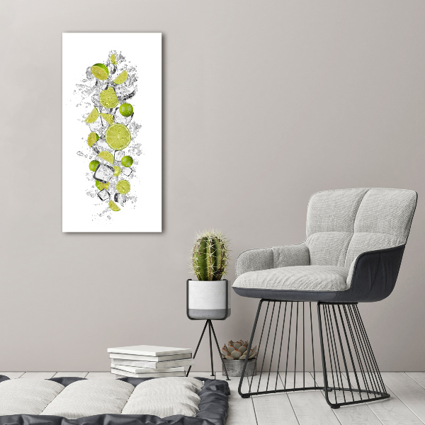 Quadro acrilico verticale Lime