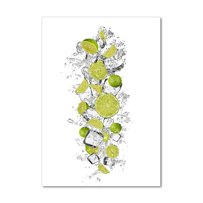 Quadro acrilico verticale Lime