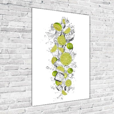 Quadro acrilico verticale Lime