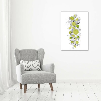 Quadro acrilico verticale Lime