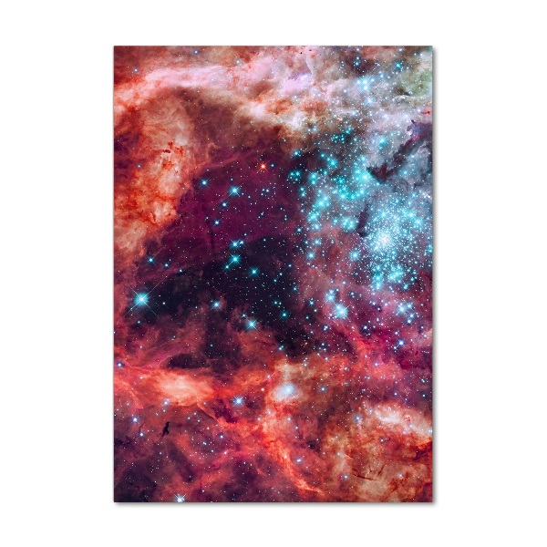 Quadro stampa su vetro acrilico verticale Nube di Magellano