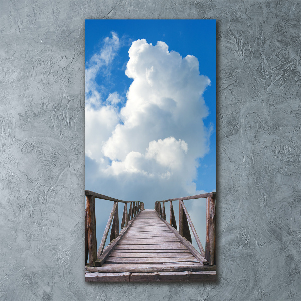Quadro vetro acrilico verticale La via per il Paradiso