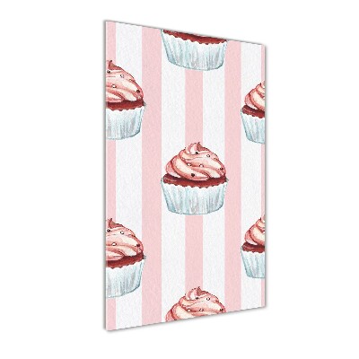 Quadro acrilico verticale Cupcakes