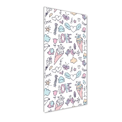 Quadro vetro acrilico verticale Modello veneziano