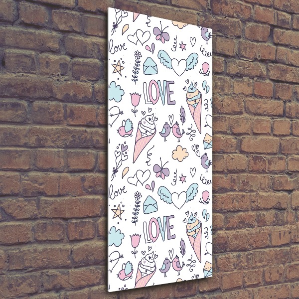 Quadro vetro acrilico verticale Modello veneziano