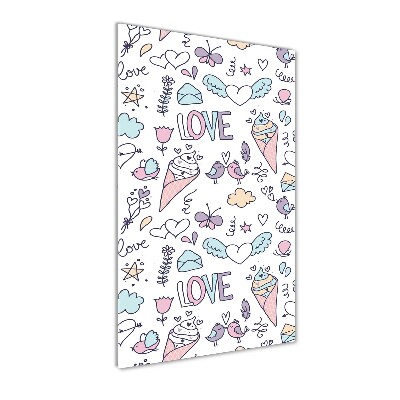 Quadro vetro acrilico verticale Modello veneziano