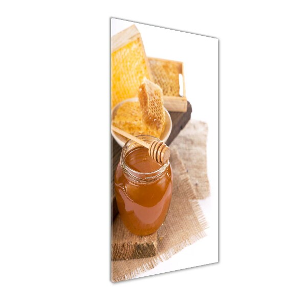 Quadro acrilico verticale Favi d'api