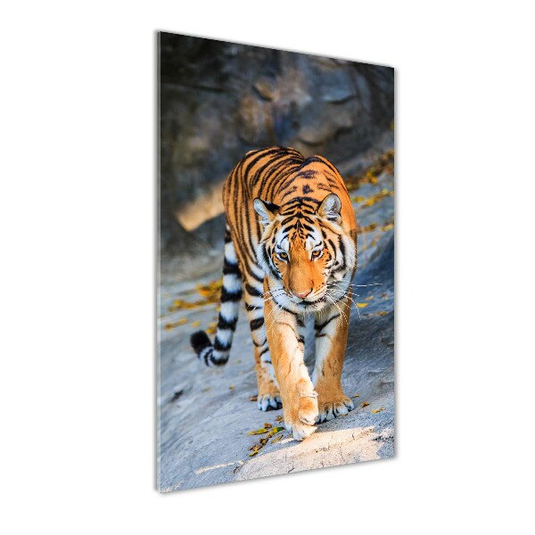 Quadro acrilico verticale Tigre