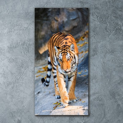 Quadro acrilico verticale Tigre