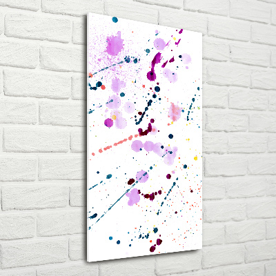 Quadro vetro acrilico verticale Luoghi colorati