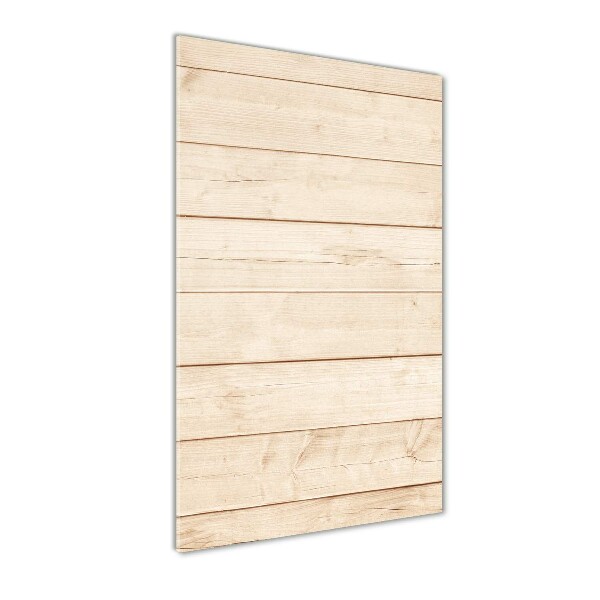 Quadro vetro acrilico verticale Sfondo in legno