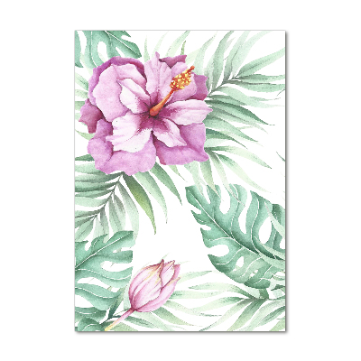 Quadro acrilico verticale Modello hawaiano