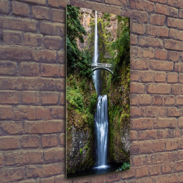 Quadro vetro acrilico verticale Cascata