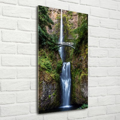 Quadro vetro acrilico verticale Cascata