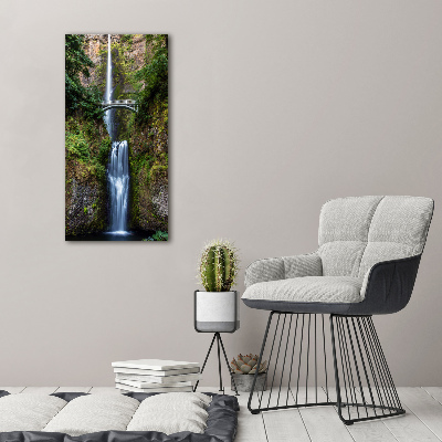 Quadro vetro acrilico verticale Cascata