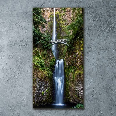 Quadro vetro acrilico verticale Cascata
